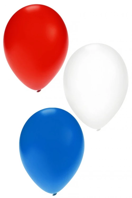 biologisch Ministerie account Ballon rood wit blauw 12 inch kwaliteitsballon per 50
