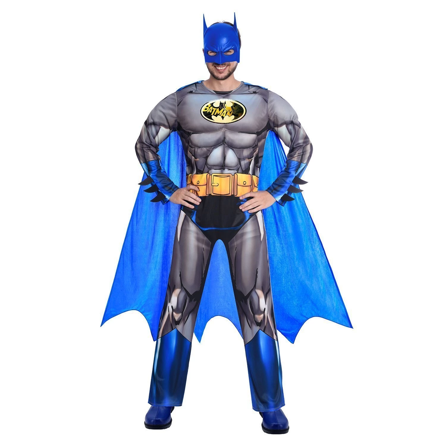 roekeloos Shuraba paars Batman kostuum volwassenen Blue brave en bold